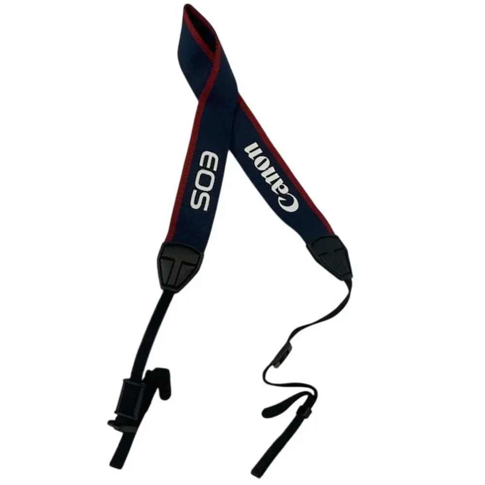 Canon, (Vintage) Blue & Red Camera Neck Wide Strap